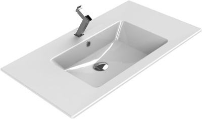 Комплект мебели для ванной Opadiris Луиджи 70 подвесной Серый матовый