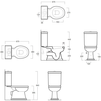 Унитаз Simas Londra LO 931 Белый