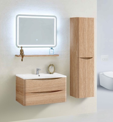 Тумба под раковину Vincea Roberta VMC-1R800WO подвесная W.Oak
