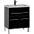 Тумба под раковину Aquanet Верона 75 182707 1 ящик 2 дверцы Черная