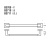 Полотенцедержатель Colombo Design Basic Q B3710 Хром