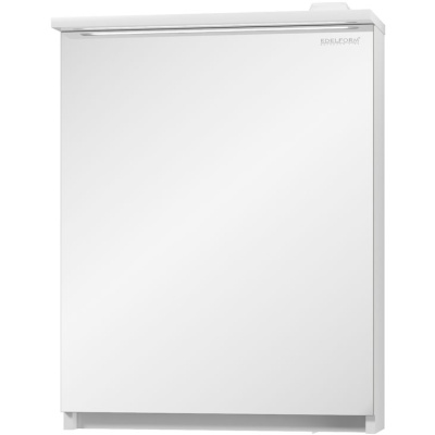 Зеркальный шкаф Edelform Amata 60 2-782-00-S с подсветкой Белый