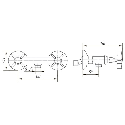 Смеситель для душа Migliore Princeton ML.PRN-846 Хром