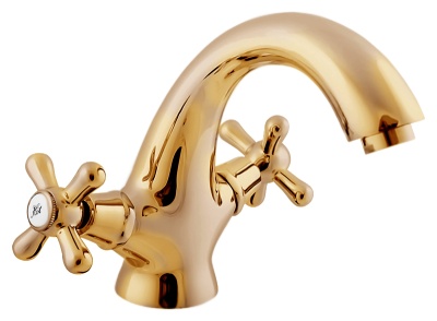 Смеситель для раковины Rav Slezak Morava retro MK128.5CZ бронзовый