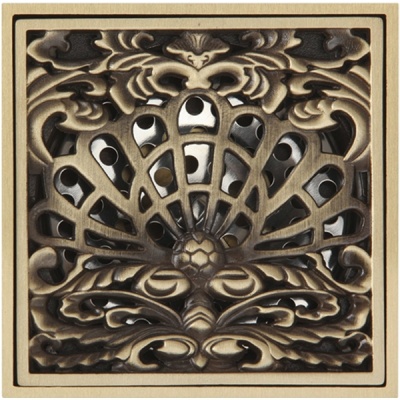 Трап для душа Veragio Canyon VR.CAN-2019.BR с решеткой Бронза