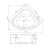 Акриловая ванна Victory Spa Curacao 145x145 Без системы управления