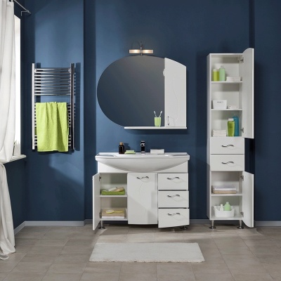 Комплект мебели для ванной Aquanet Моника 105 187564 Белый