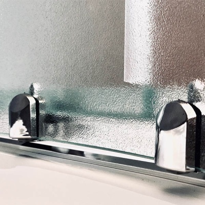 Душевая кабина Royal Bath HP 120х80 RB8120HP7-WC-CH-R с гидромассажем стекло матовое задняя стенка Белая