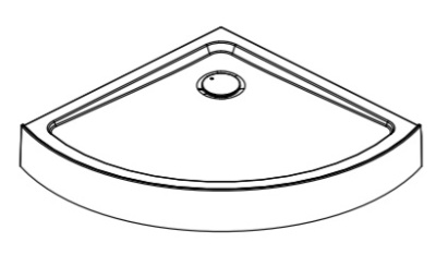 Душевой поддон Alvaro Banos Plato de Toledo S90 90x90x15 Белый