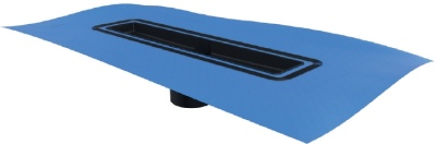 Душевой лоток Berges Wasserhaus Simpel 400 090110 с решеткой Матовый хром