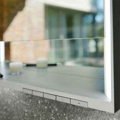 Зеркальный шкаф Keuco Royal Lumos 80 14302 171301 с подсветкой Серебрянный