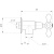 Запорный вентиль Migliore Princeton Plus ML.PRP-8058 Хром
