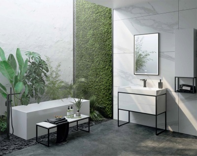 Тумба под раковину Aqwella Clarberg Logic 70 LOG0107N Белая