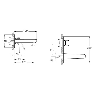 Смеситель для раковины Vitra Root Round A4272126EXP Медь