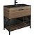 Тумба с раковиной Comforty Бредфорд 90 4148003 Дуб темный