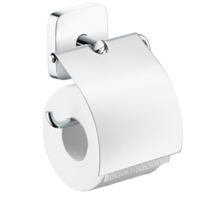 Держатель туалетной бумаги Hansgrohe PuraVida 41508000 с крышкой Хром