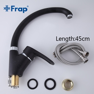 Смеситель для кухни Frap F4166 на гайке Черный