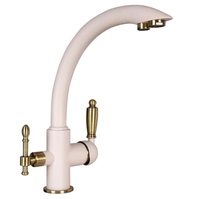 Смеситель для кухни Milacio Грасия F6500.304 Белый