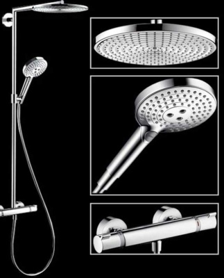 Душевая система Hansgrohe Raindance Select S 27114000 с термостатом Хром