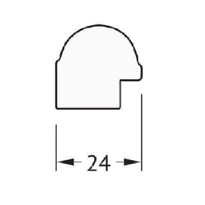 Зеркало Evoform Definite 77х57 Серебряный бамбук