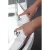 Душевой уголок Black&White Stellar Wind S101-800х800 радиальный профиль Серебристый хром стекло прозрачное