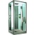 Душевая кабина Orans SR-89101S R white 100x100 с баней профиль Белый задние стенки Белые