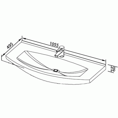 Комплект мебели для ванной Aquanet Честер 105 186325 Белый Золото