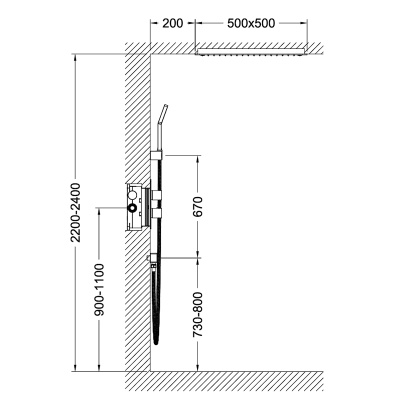 Душевая система Timo Petruma SX-5029/00SM chrome Хром