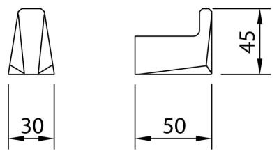 Крючок Clever Ventu 99470 Хром