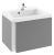 Тумба под раковину Ravak SD 10° 55 угловая белая глянцевая, в правый угол Тумба под раковину Ravak SD 10° 55 угловая белая глянцевая, в правый угол