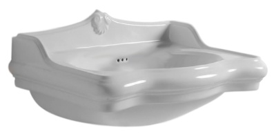 Раковина Azzurra Jubilaeum JUB200/50 bianco lucido, 1 отверстие под смеситель справа