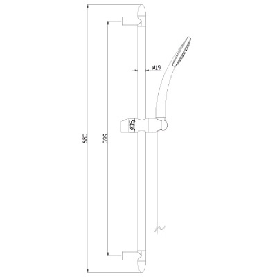 Душевой гарнитур Lemark LM8067C Хром