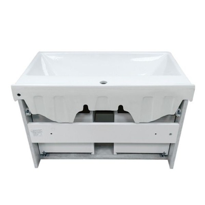 Тумба с раковиной Comforty Никосия 80 4138839 подвесная Дуб белый