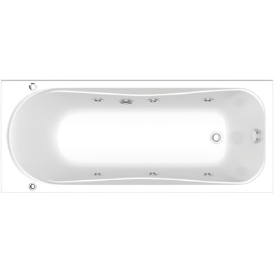 Акриловая ванна Bas Атланта 170x70 без гидромассажа