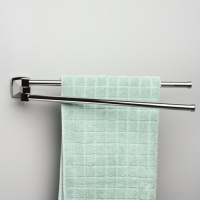 Полотенцедержатель WasserKRAFT Wern K-2531 двойной поворотный Хром