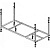 Каркас для ванны Cezares 170x70 EMP-170-70-MF