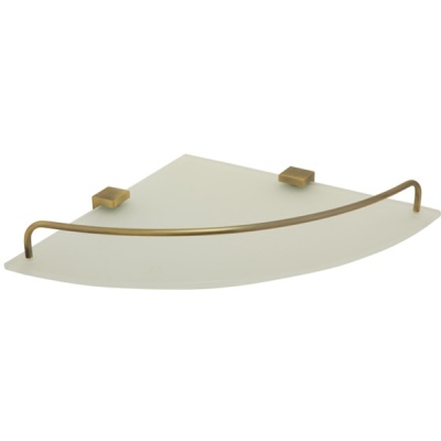 Стеклянная полка Veragio Gifortes VR.GFT-9031.BR угловая Бронза