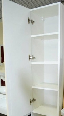 Шкаф пенал Bellezza Лагуна 35 L Белый