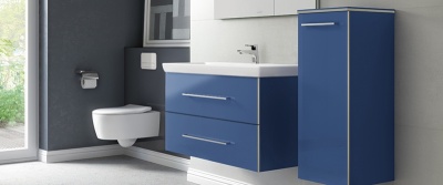 Тумба под раковину Villeroy&Boch Avento 100 подвесная Синяя