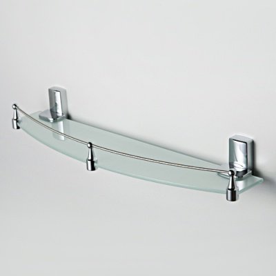 Стеклянная полка WasserKRAFT Leine K-5044 Хром