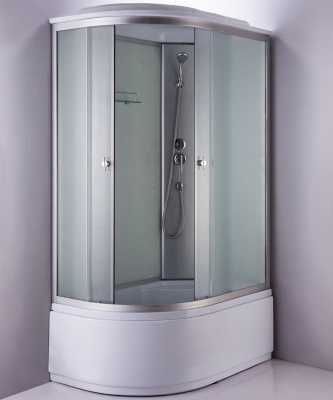 Душевая кабина Niagara NG-2310 120x80 L стекло матовое задние стенки белые