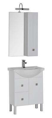 Тумба под раковину Aquanet Стайл 75 181499 Белая