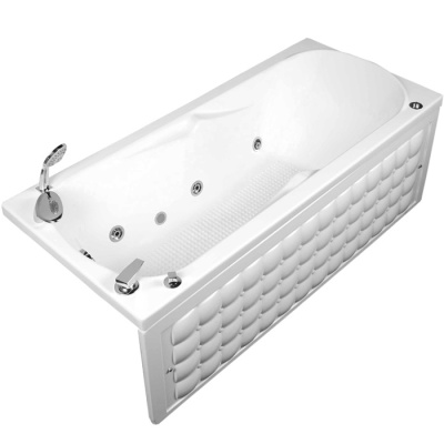 Акриловая ванна Aquanet Rosa 170x75 с гидромассажем