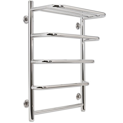 Водяной полотенцесушитель Laris Стандарт П5 66х50 с полкой Хром