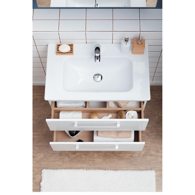 Тумба под раковину Dreja Gio 100 77.0106D подвесная Дуб кантри