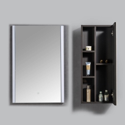 Комплект мебели для ванной Black&White Universe U911.1500 подвесной Серый