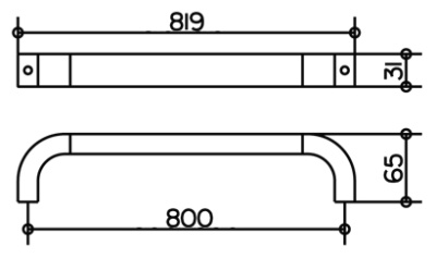 Держатель для полотенец Keuco Edition 300 30001 010800 хром
