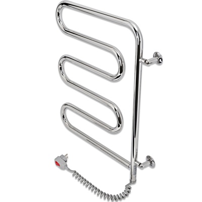 Электрический полотенцесушитель Laris Ш-образный 57х45 73207286 поворотный Хром