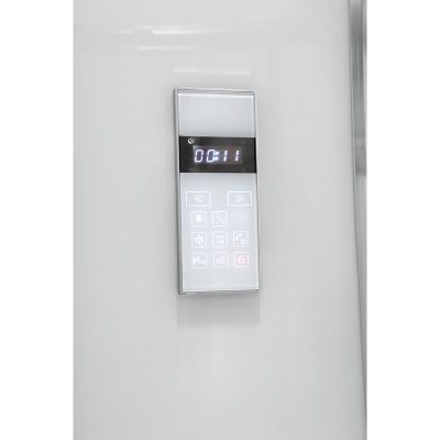 Душевая кабина Black&White Galaxy G5503-100х100 с гидромассажем профиль Серебристый хром задняя стенка Белая