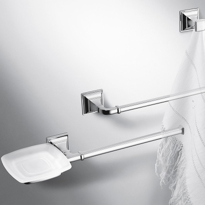 Полотенцедержатель + мыльница Colombo Design Portofino B3274 SX.bronze Бронза